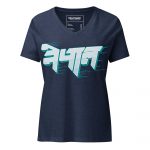 Nepal- Women’s relaxed v-neck t-shirt - Image 3