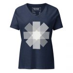 Asterisk- Women’s relaxed v-neck t-shirt - Image 4