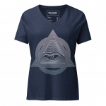 Third Eye Within- Women’s relaxed v-neck t-shirt - Image 3