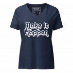Make It Happen- Women’s relaxed v-neck t-shirt - Image 4