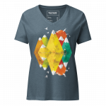 Reflection- Women’s relaxed v-neck t-shirt - Image 5