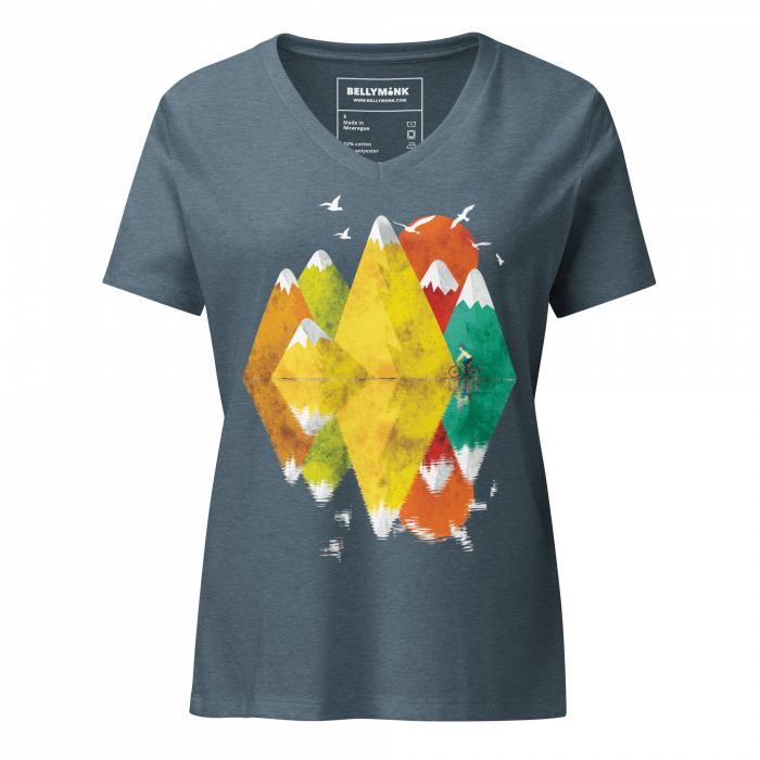 Reflection- Women’s relaxed v-neck t-shirt - Image 5