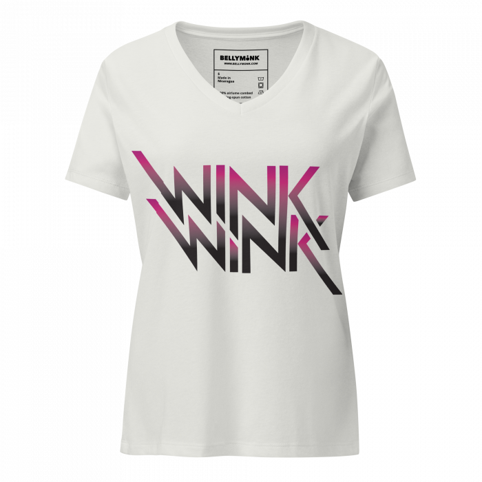 Wink Wink- Women’s relaxed v-neck t-shirt - Image 7
