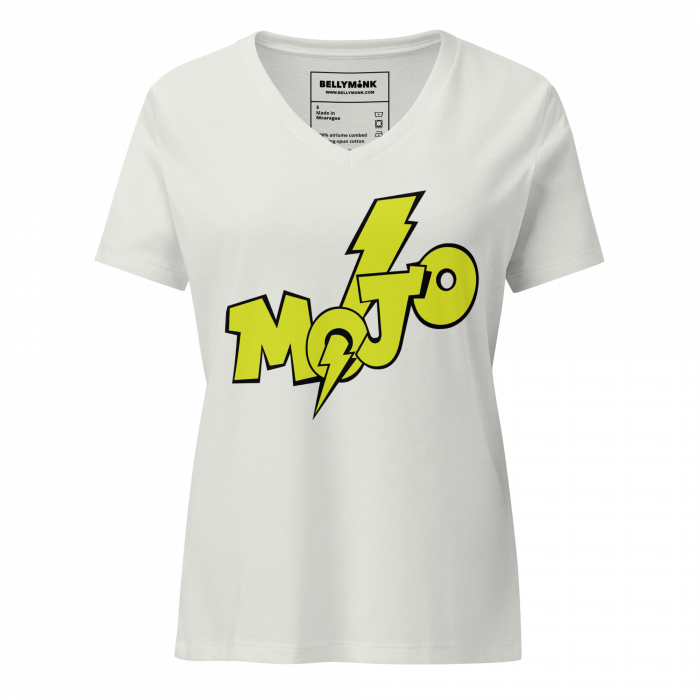 MOJO- Women’s relaxed V-Neck T-Shirt - Image 9