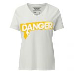 Danger- Women’s relaxed v-neck t-shirt - Image 9