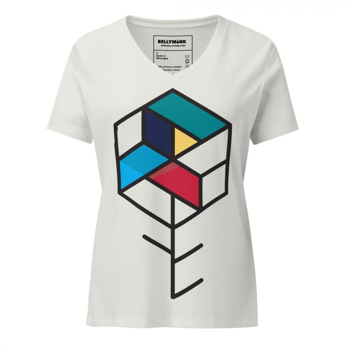 Maze Box- Women’s relaxed v-neck t-shirt - Image 7