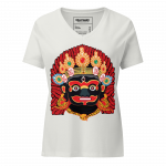 Kaal Bhairab- Women’s relaxed v-neck t-shirt - Image 9
