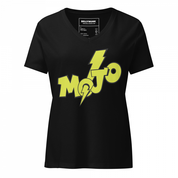 MOJO- Women’s relaxed V-Neck T-Shirt - Image 3