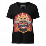 Kaal Bhairab- Women’s relaxed v-neck t-shirt