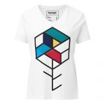 Maze Box- Women’s relaxed v-neck t-shirt - Image 8