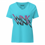 Wink Wink- Women’s relaxed v-neck t-shirt - Image 6