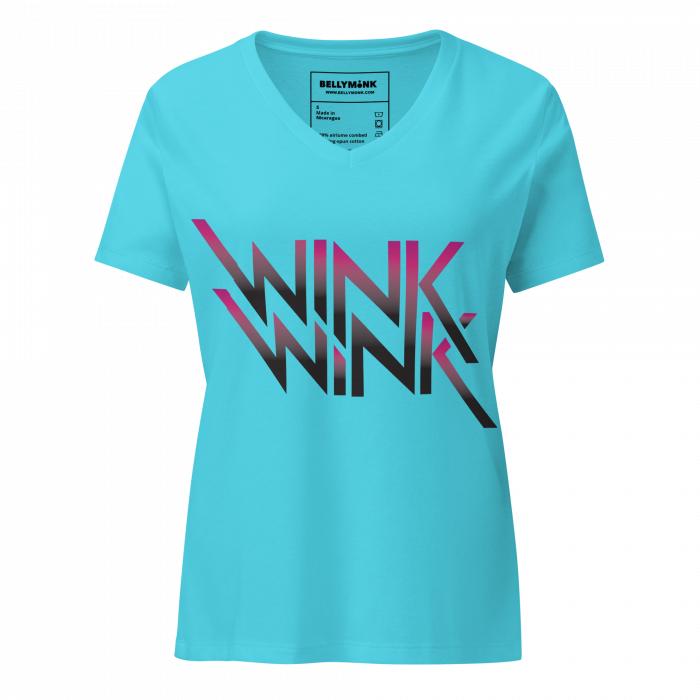 Wink Wink- Women’s relaxed v-neck t-shirt - Image 6