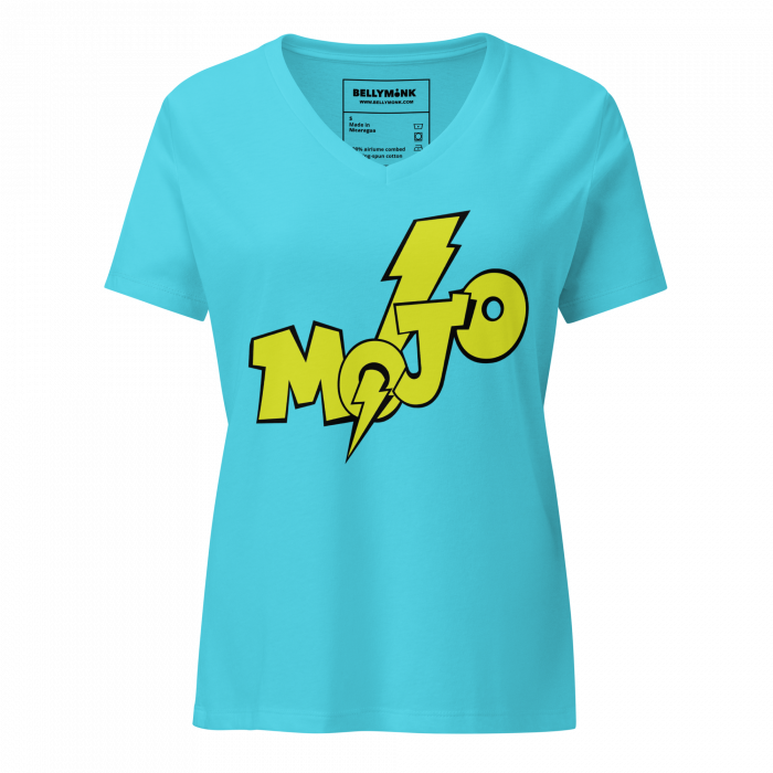 MOJO- Women’s relaxed V-Neck T-Shirt - Image 8