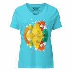 Reflection- Women’s relaxed v-neck t-shirt - Image 8