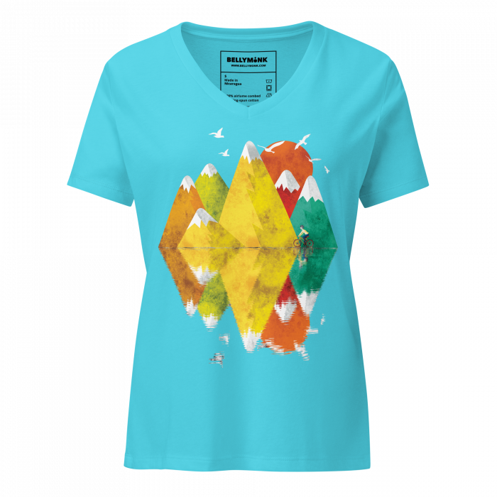 Reflection- Women’s relaxed v-neck t-shirt - Image 8