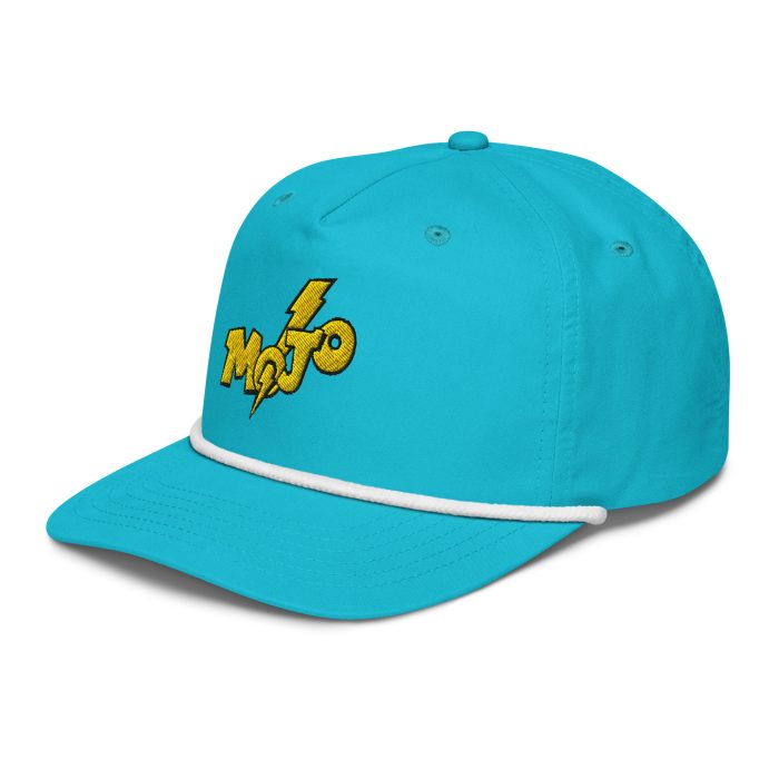 golf-rope-cap-turquoise-white-left-front-69df98e92a70a.jpg MOJO- Golf rope cap - Image 1