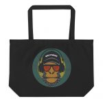Jam Monkey- Large organic tote bag