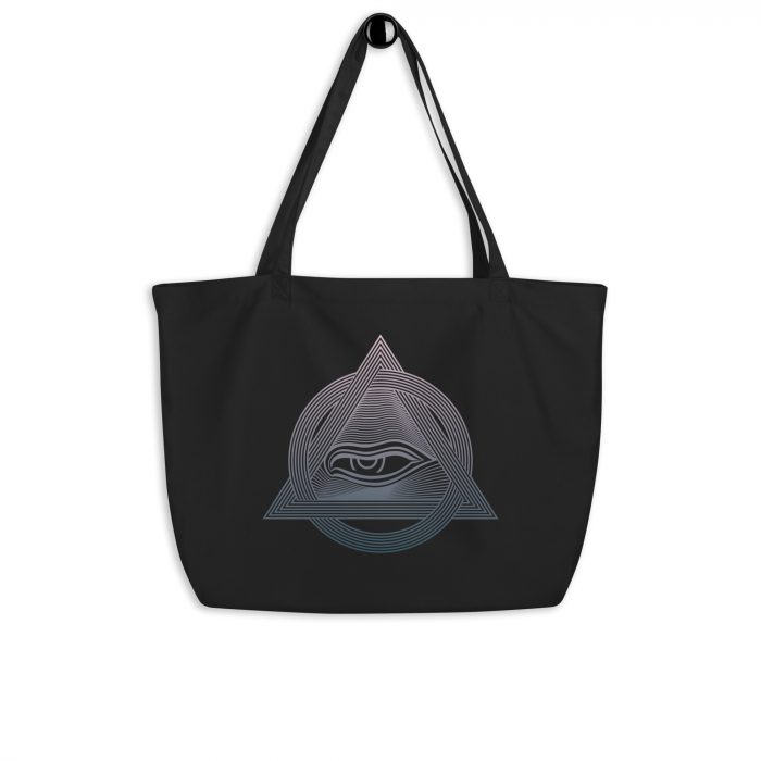 Third Eye Within- Large organic tote bag - Image 2