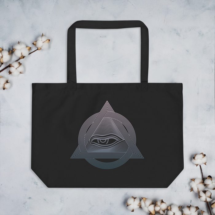 Third Eye Within- Large organic tote bag - Image 4