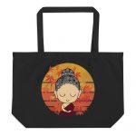 Little Buddha- Large organic tote bag