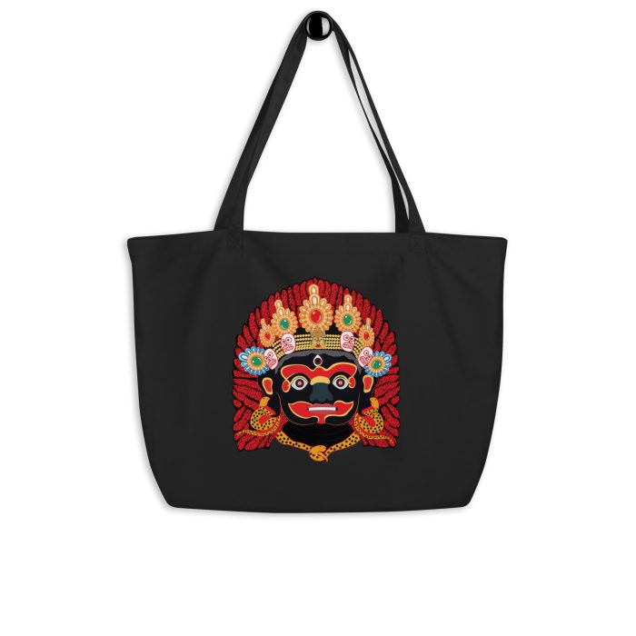 Kaal Bhairab- Large organic tote bag - Image 1