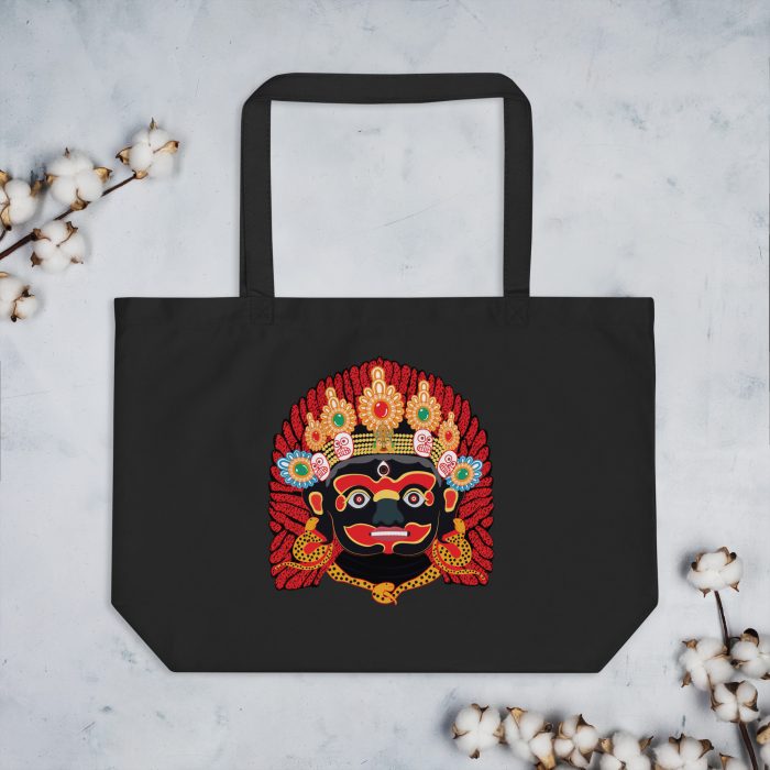 Kaal Bhairab- Large organic tote bag - Image 4