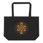 Endless Knot- Large organic tote bag
