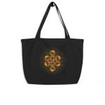 Endless Knot- Large organic tote bag - Image 2