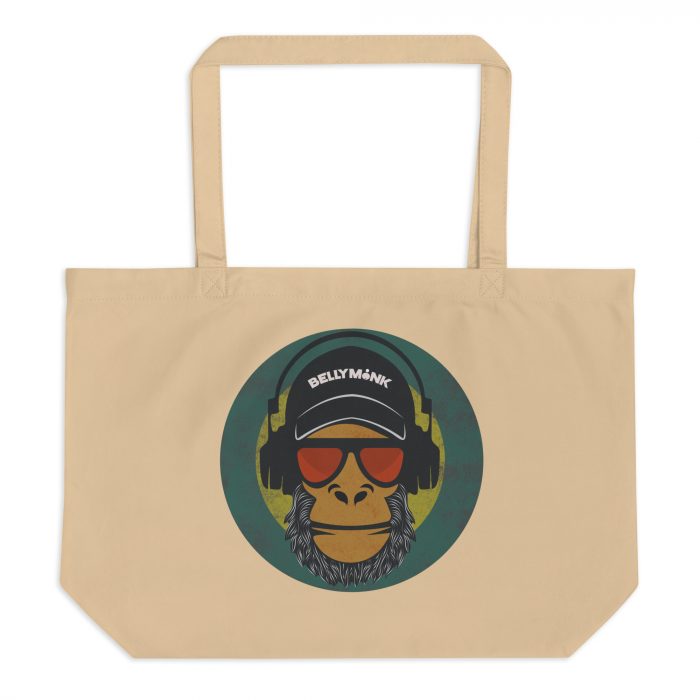 Jam Monkey- Large organic tote bag - Image 5