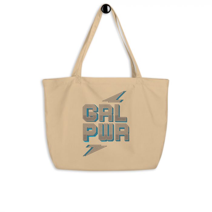 GRL PWR- Large organic tote bag - Image 4