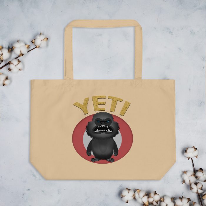 Wicked Yeti- Large organic tote bag - Image 4