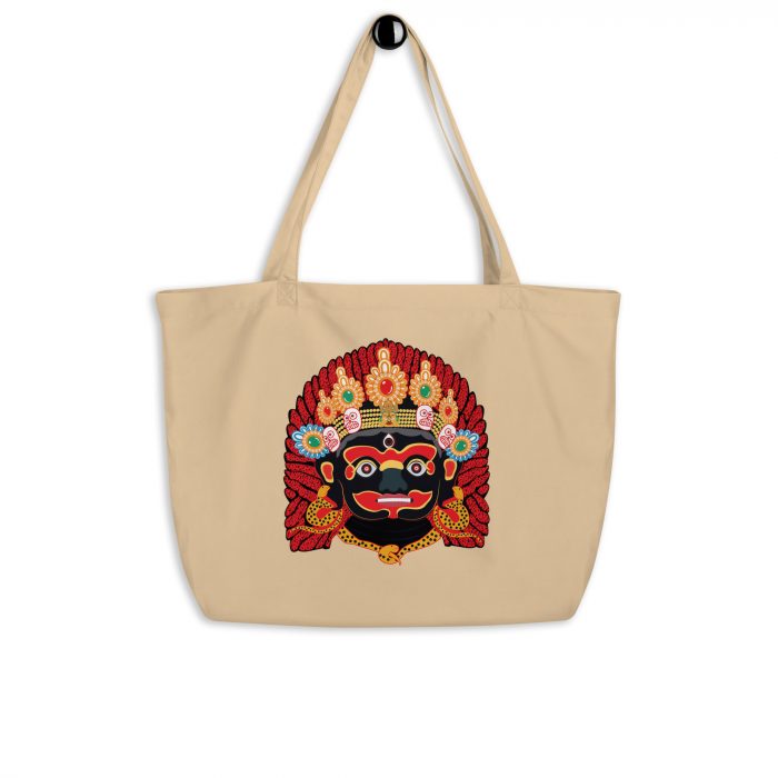 Kaal Bhairab- Large organic tote bag - Image 5