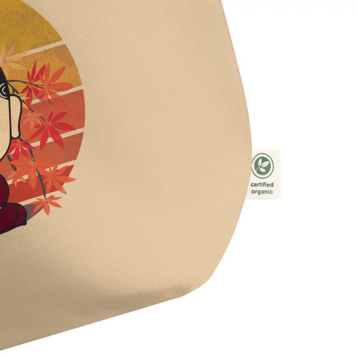 Little Buddha- Large organic tote bag - Image 3
