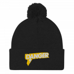 DANGER- Pom-Pom Beanie - Image 5