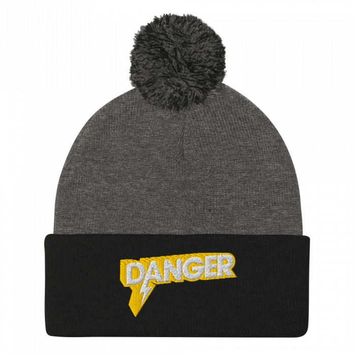 DANGER- Pom-Pom Beanie - Image 8