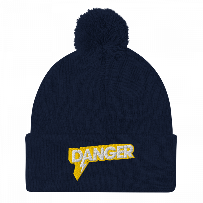 DANGER- Pom-Pom Beanie - Image 6