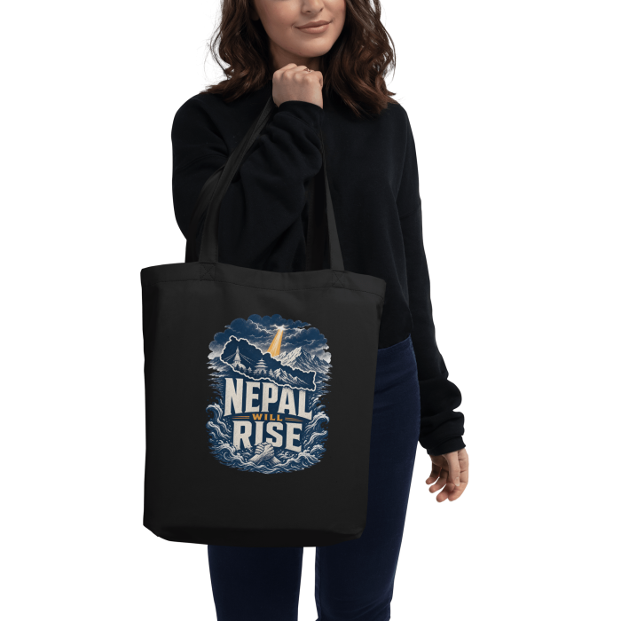 Nepal Will Rise- Eco Tote Bag - Image 2
