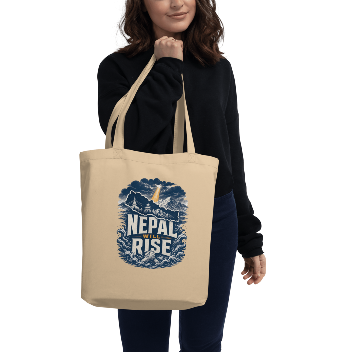 Nepal Will Rise- Eco Tote Bag - Image 3