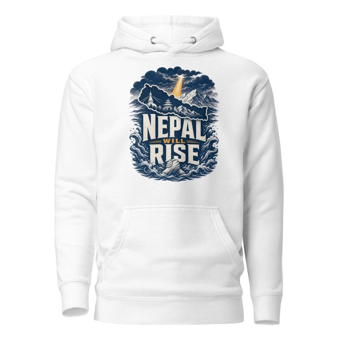Nepal Will Rise- Unisex Hoodie - Image 10