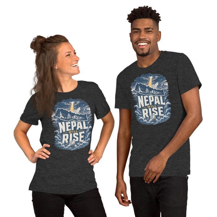 Nepal Will Rise- Unisex t-shirt - Image 2