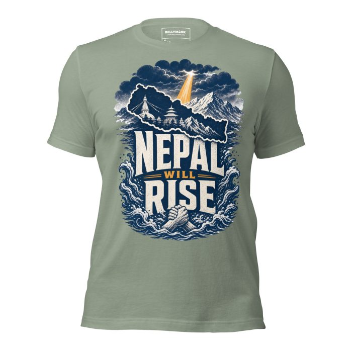 Nepal Will Rise- Unisex t-shirt - Image 6