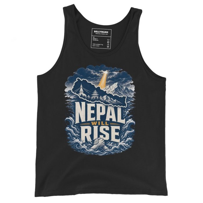 Nepal Will Rise- Unisex Tank Top - Image 4