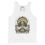 Standing Buddha- Unisex Tank Top - Image 5