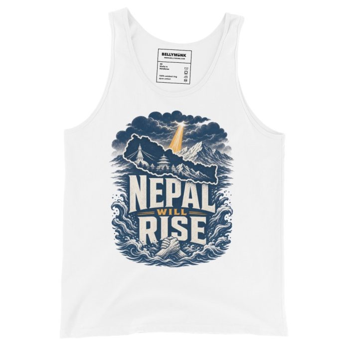 Nepal Will Rise- Unisex Tank Top - Image 6